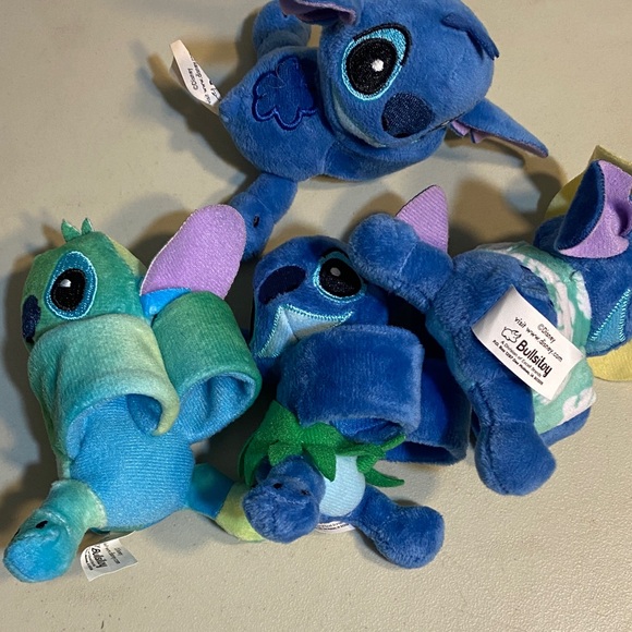 Disney Blue and Green Stitch Mini Plush Set - Picture 3 of 4